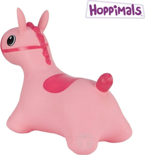 Hoppimals Hopa Hopa Căluț pentru 1+ ani Ani Roz 50cm.