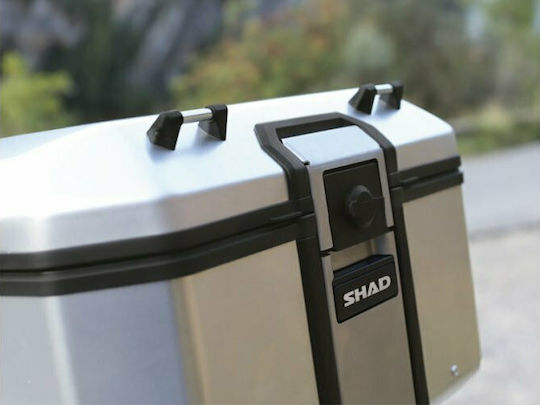 Shad Terra TR48 Aluminium Edition Μπαγκαζιέρα Μοτοσυκλέτας Αλουμινίου 48lt Ασημί