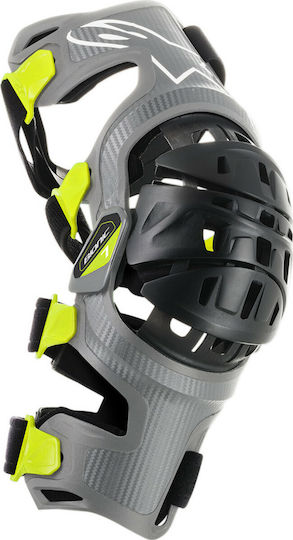Alpinestars Bionic 7 Level 1 Προστατευτικές Επιγονατίδες Motocross Κίτρινο Χρώμα