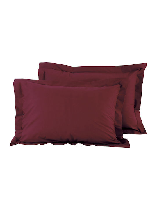 Das Home Sheet Super-Double 230x260cm. Best 1014 Burgundy