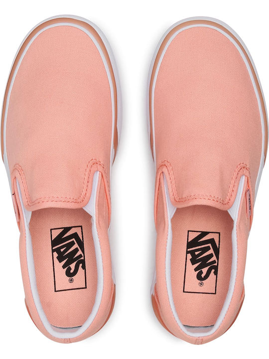 Pastel Classic Stacked Women's Canvas Slip-Ons Peach Pearl/True White