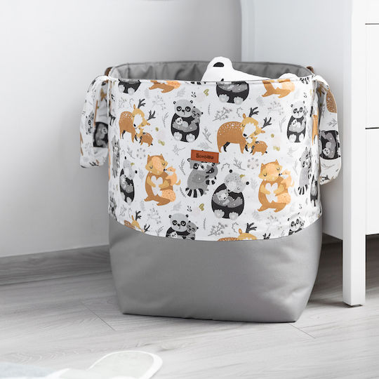 Sensillo Sensillo Fabric Laundry Basket Gray 35x35x47cm