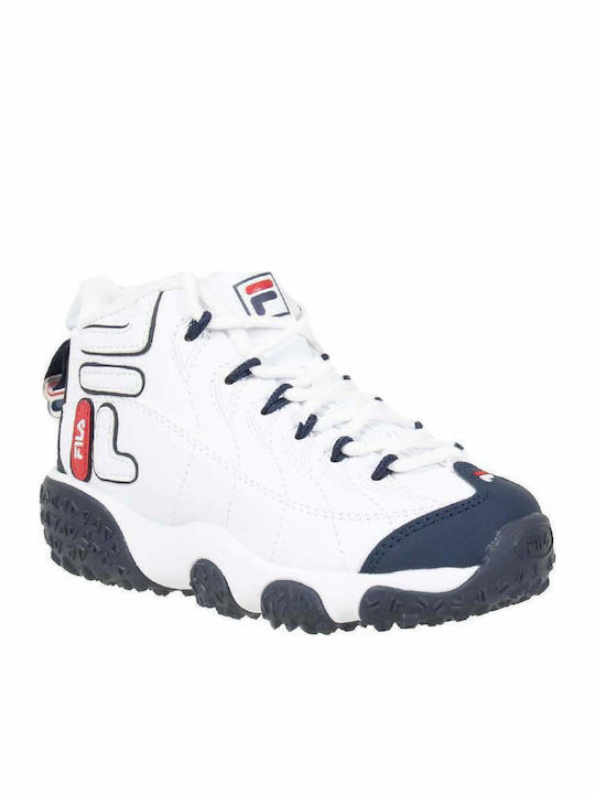 Snake Dancer Kids Sports Shoes Basketball with Laces White