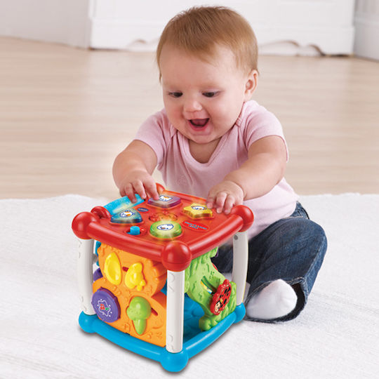 Vtech Κύβος Δραστηριοτήτων Busy Learners Activity Cube με Μουσική για 6+ Μηνών