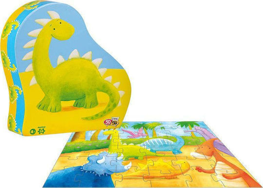Puzzle pentru Copii Dinozauri pentru 4+ Ani 36buc 50/50 Games