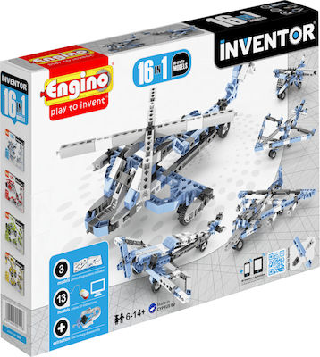 Engino Inventor 16 in 1 Models Aircrafts für Kinder ab 6+ Jahren