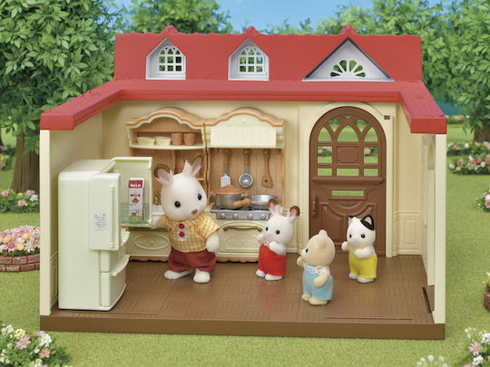 Epoch Toys Sweet Raspberry Home Familii Sylvanian pentru 3+ Ani 10 cm