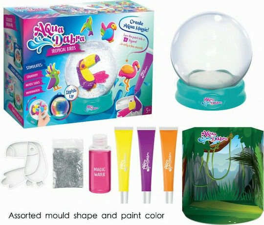 Aqua Dabra Children's Craft AquaDabra Creation Set Tropical Birds for Children 3+ years Years 8pcs