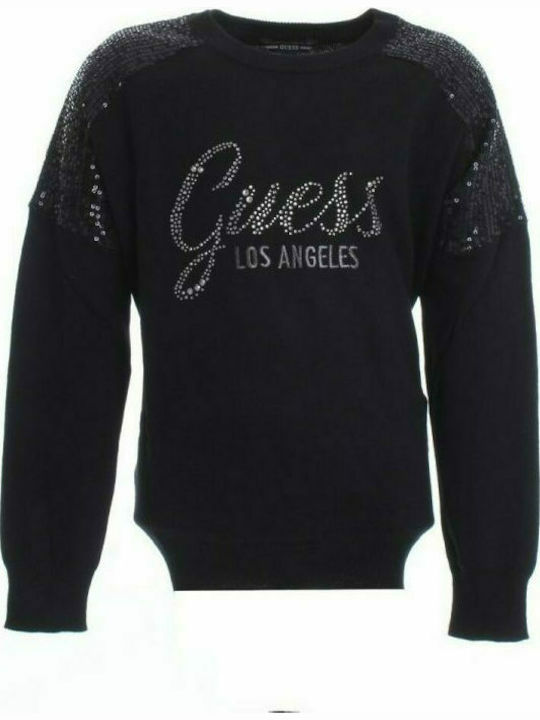 Guess Kids Pullover Long Sleeve Black