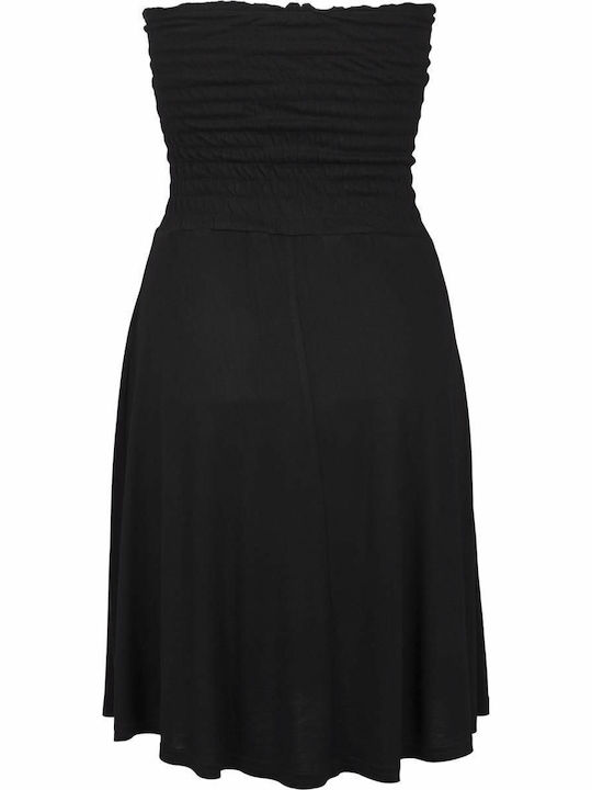 Sommer Mini Damenkleid Schwarz
