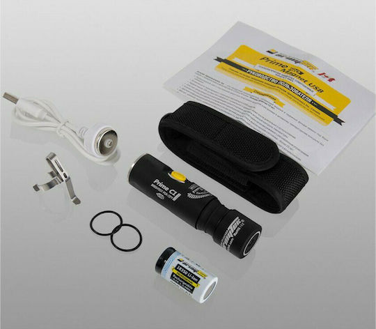 Armytek Επαναφορτιζόμενος Φακός LED με Μέγιστη Φωτεινότητα 980lm Prime C1 Magnet Xp L Warm