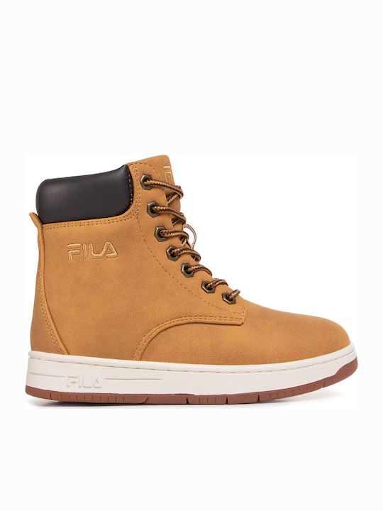 Fila Μποτίνια Bohemian Kids Boots with Lace Brown