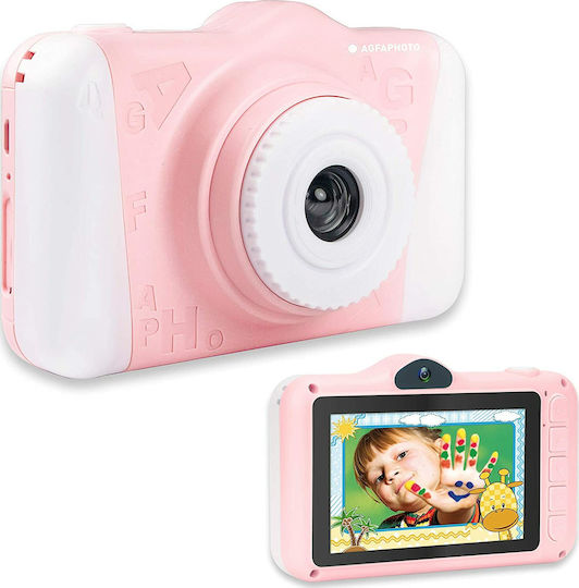 AgfaPhoto Realikids Cam 2 Детски Фотоапарат 12МР Розов