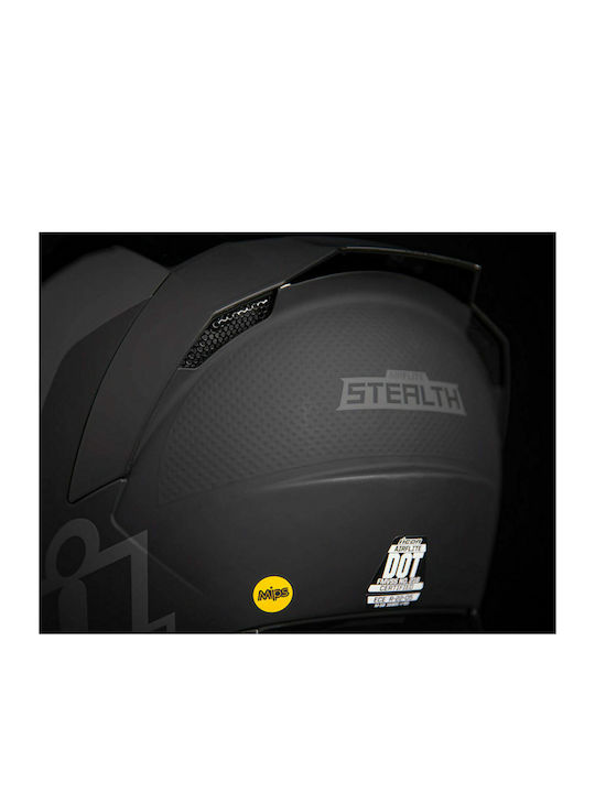 Icon Airflite Mips Stealth Full Face Helmet with Sun Visor DOT