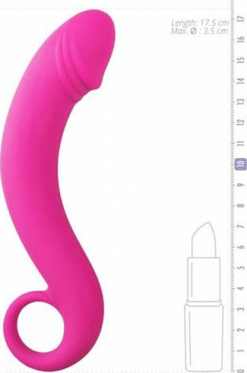 Easytoys Анално дилдо Силикон Розов 17.5см