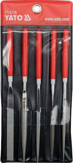 Yato YT-6156 Set of Files with Handle 5pcs