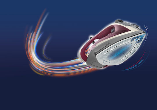 Tefal Ultragliss Anti Calc Plus Steam Iron 2800W with Continuous Steam Supply 50g/min