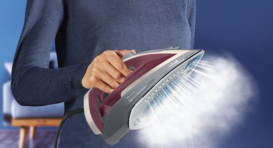 Tefal Ultragliss Anti Calc Plus Steam Iron 2800W with Continuous Steam Supply 50g/min