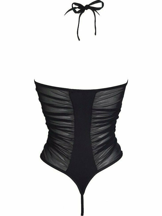 Beauty Night Gisele Sexy Κορμάκι με Διαφάνεια Black
