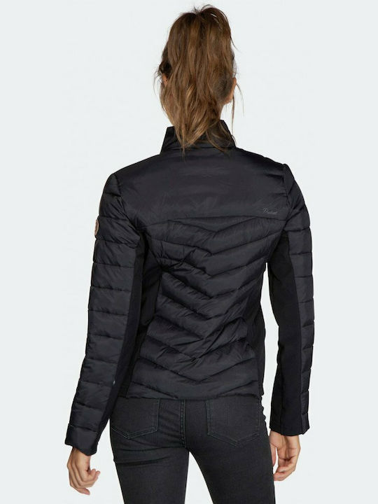 Protest Women's Short Puffer Jacket for Winter Black