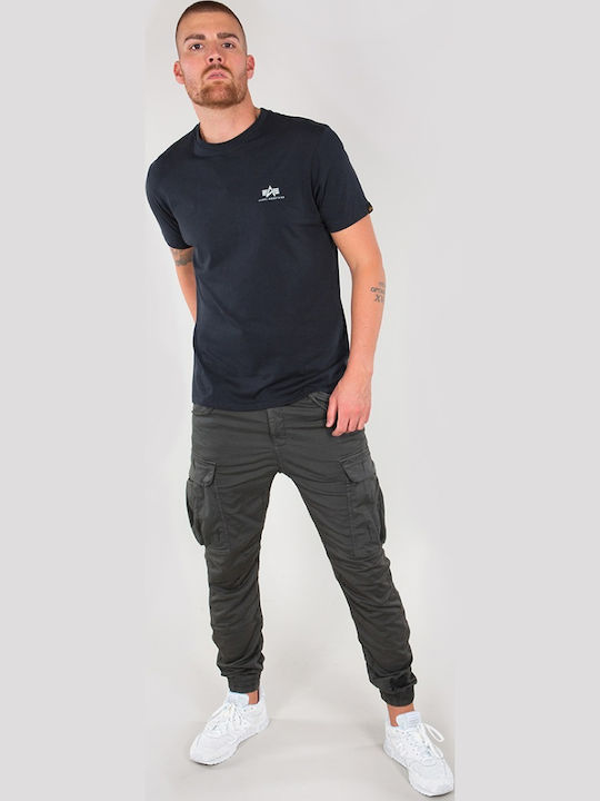 Basic Small Logo T-shirt Navy Μπλε