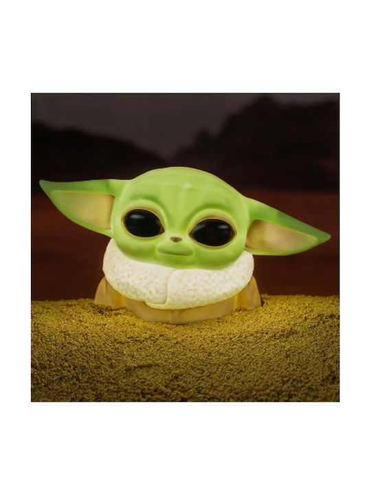 Paladone Kinder Dekorative Lampe Star Wars The Mandalorian - The Child Grün 15εκ.