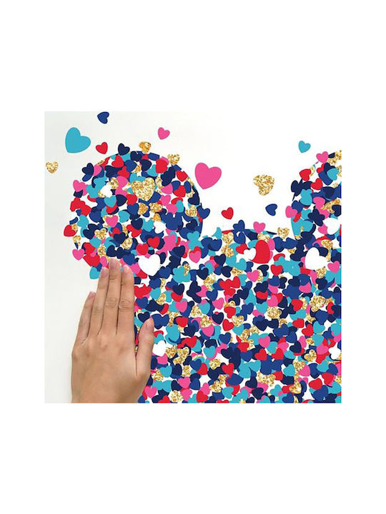 RoomMates Decor Kids Wall Sticker Minnie's Confetti Heart