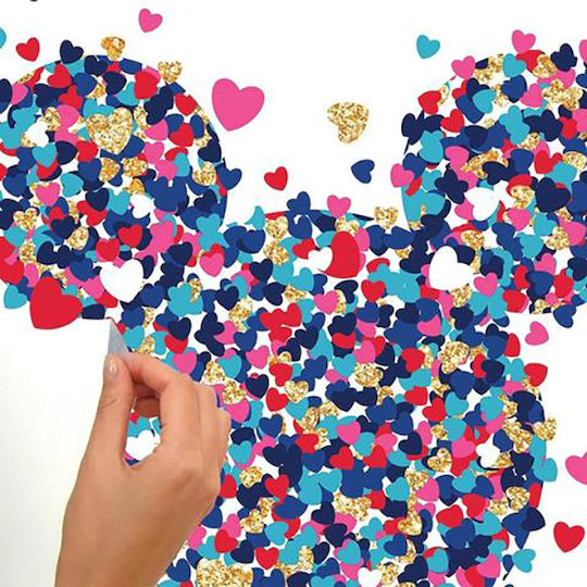 RoomMates Decor Kids Wall Sticker Minnie's Confetti Heart
