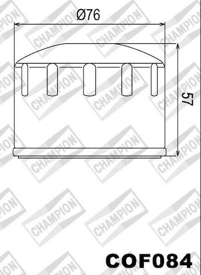 Champion Cof084 Motorcycle Oil Filter 500 for Aprilia Atlantic 400