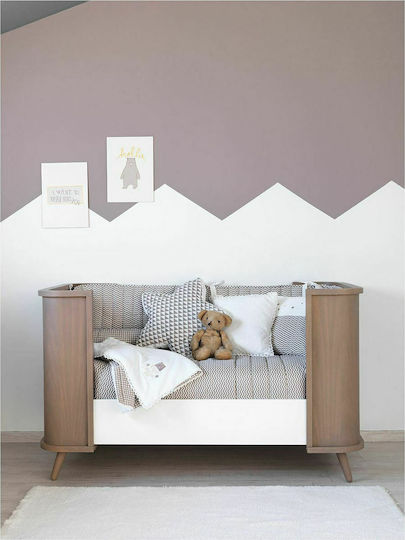 IRA Baby Crib Nest Brown for Mattress 70x140cm