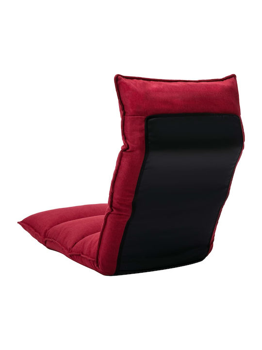 Multifunctional Bean Bag Chair Waterproof Burgundy 135x50x13cm