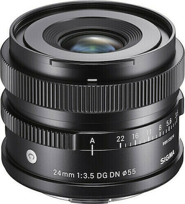 Sigma Full Frame Φωτογραφικός Φακός 24mm f/3.5 DG DN Contemporary Standard / Wide Angle για Sony E Mount Black
