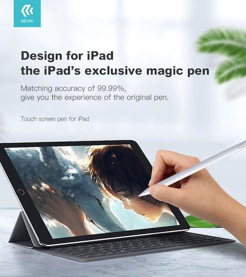 Devia Touch Pencil Digital Touch Pen in Weiß Farbe 340949