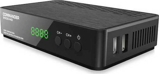 Commander Satellite Decoder 9500HD HD (720p) DVB-S2 in Black Color