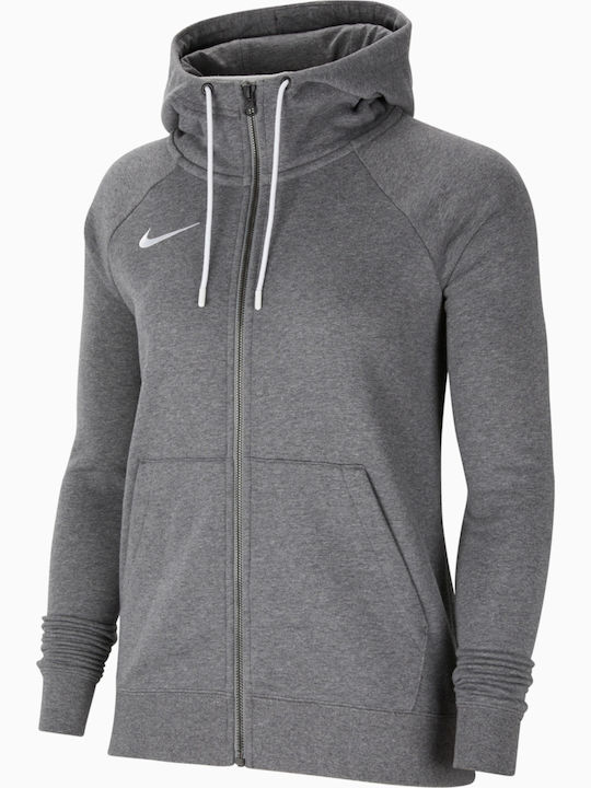Dri-Fit Dry Park 20 Women's Sweatshirt Jacket Hooded Gray