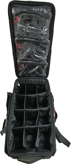 Medicin Ιατρικό Σακίδιο Sports Trolley Bag Pro σε Μαύρο Χρώμα