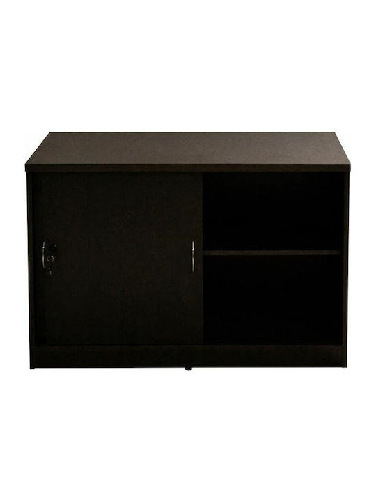 Kabinett Büro mit Schloss Wenge 100x45x69cm
