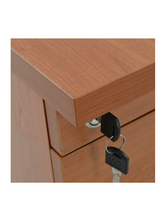 Schublade Büro mit Schloss Cherry 40x46x75cm