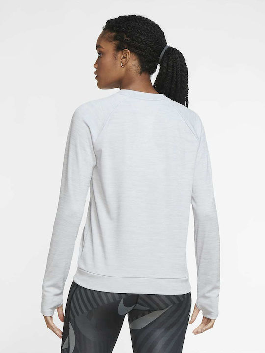 Nike Pacer Women's Athletic Blouse Long Sleeve Gray