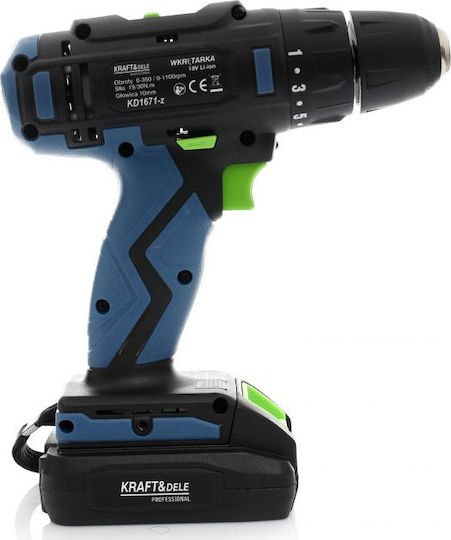 Kraft & Dele KD-1671-Z Mașină de găurit Baterie 18V 2x1.3Ah KD1671-Z
