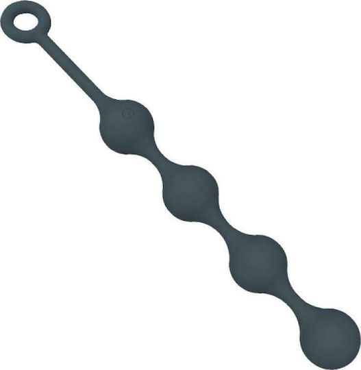 Nexus Quattro Vibrating Beads Πρωκτικές Μπίλιες με Δυνατότητα Ασύρματης Λειτουργίας και Δόνηση Μαύρες 25cm