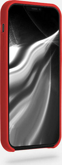 KWmobile Back Cover Silicone Red (iPhone 12 / 12 Pro)