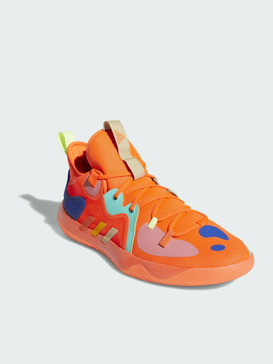 Adidas Harden Stepback 2 Low Basketball Shoes Orange