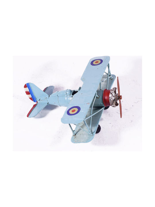SP Souliotis Avion Decorativ Metalic 16x16x7cm 1buc