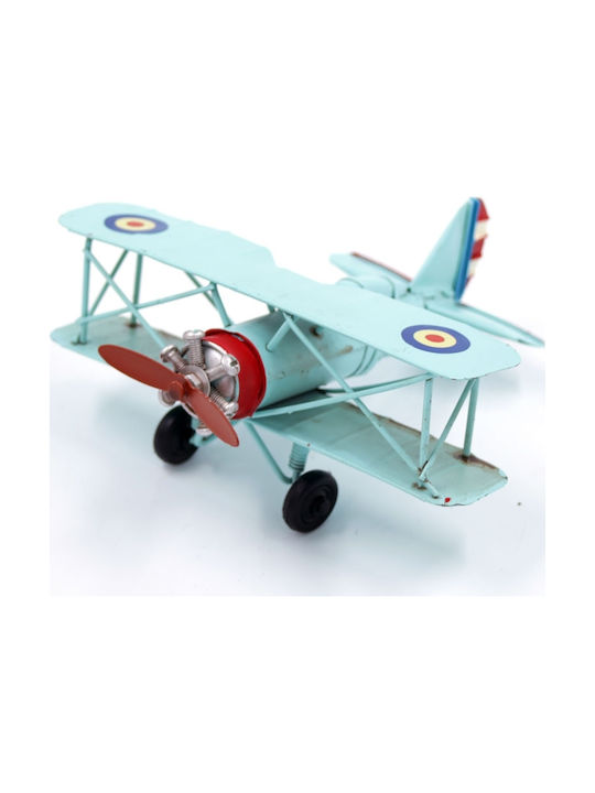 SP Souliotis Avion Decorativ Metalic 16x16x7cm 1buc