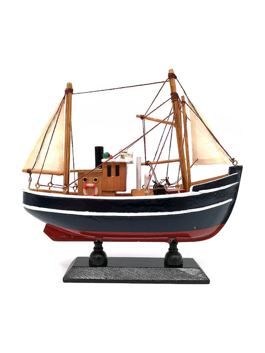 SP Souliotis Wooden Miniature Ship 20x5x17cm