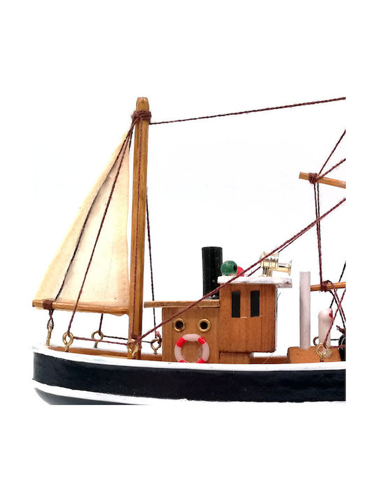 SP Souliotis Decorative Wooden Kaiki Ship No2 20x5x17cm