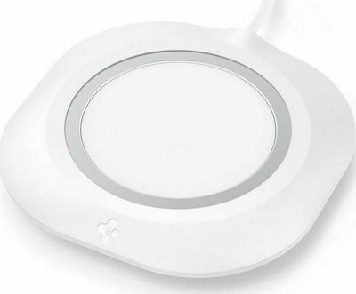 Spigen MagFit Pad MagSafe Charging Stand in White Colour