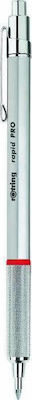 Rotring Rapid Pro Mechanical Pencil for Drawing Metallic with Sharpener Silver