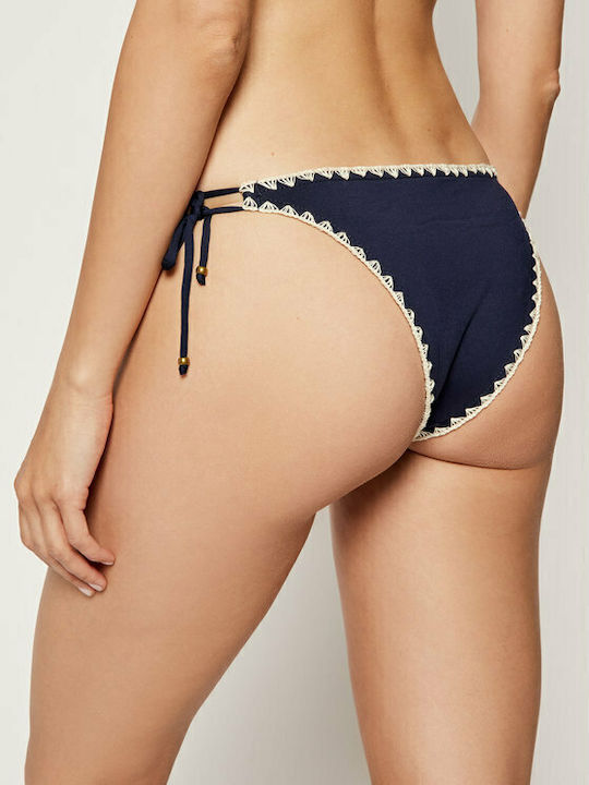 Banana Moon Avora Baschic Bikini Slip Navy Μπλε